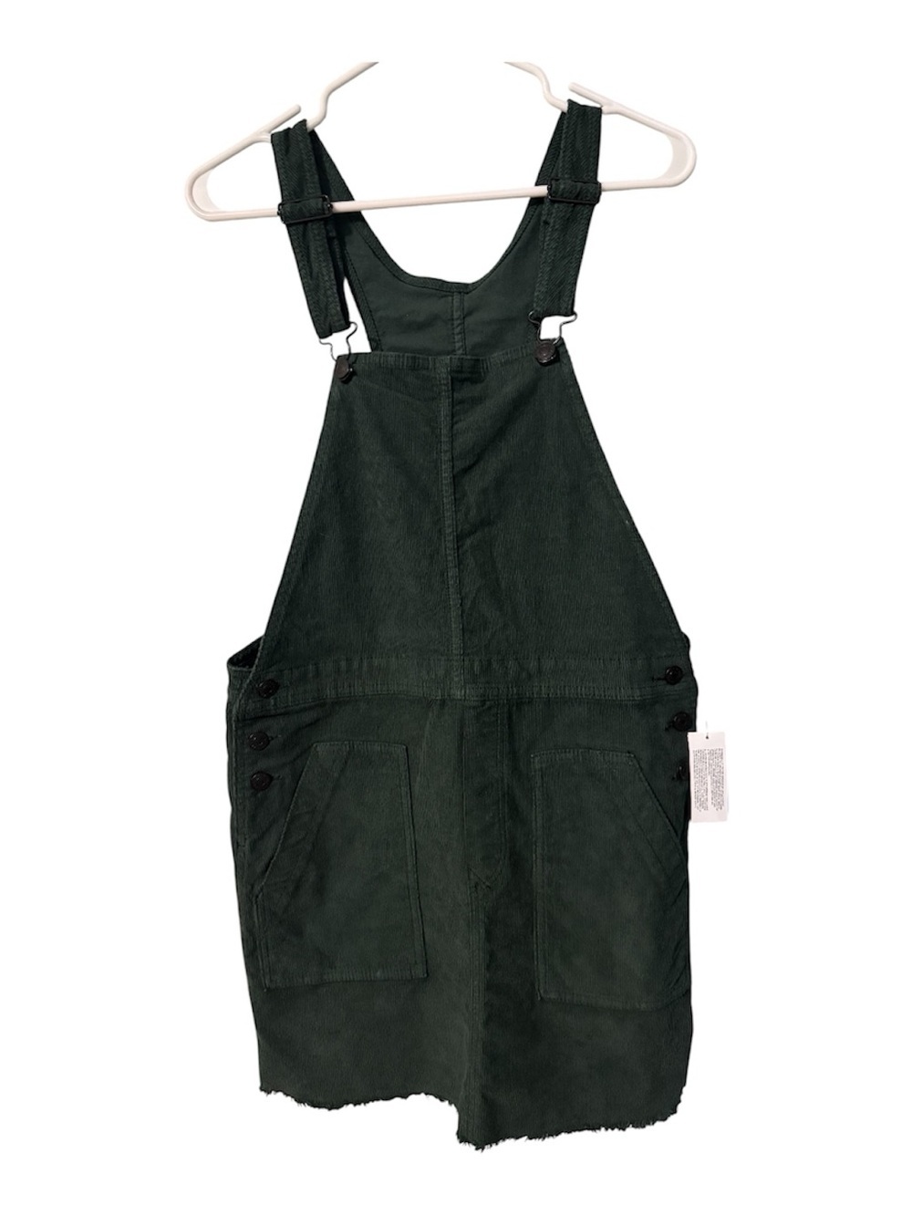 NWT American Eagle Corduroy Overall Dress Green Medium - Picture 5 of 8
